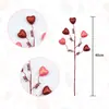 Novo Produto Personalizado, Recortes Simulados em Formato de Coração, Decorações de Dia dos Namorados, Decorações de Mesa, Adereços de Casamento, Recortes de Coração