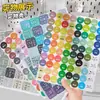 Pegatinas de Números de Color para Cuentas de Juguete 295 Colores Serie a Todo Color Etiquetas de Números de Color de Cuentas Amarillo Dodo Clasificación de Cuentas Número de Color