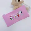 Estuche de lápices impermeable de fábrica transfronteriza de comercio exterior con dibujos de Snoopy, bolsa de papelería, bolsa linda para estudiantes de preescolar y primaria