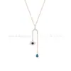 Collar Ojo Maligno de Cristal Swarovski, 1:1 Réplica, Venta al por mayor Directa de Fábrica