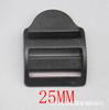 Suprimento em estoque 2. Fivela de escada POM de quatro engrenagens curva 2,5 cm Fivela de olho curvo Fivela Plástico PP Mochila com fivela ajustável
