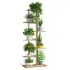 Novo suporte de flores de ferro, suporte de vaso de flores de piso, suporte de plantas verdes de vários andares economizador de espaço para sala de estar interna e externa, varanda