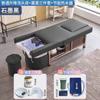 Cama de champú de masaje multifuncional eléctrica con terapia de pies, fumigación, calentador de agua, circulación de agua, peluquería, peluquería