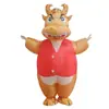 Disfraz inflable de dinosaurio personalizable traje de tiburón alienígena Halloween disfraz divertido para actuación decoración de fiesta