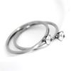 Anel de Aço Ovelo Estilo Coreano Moda Prata Quatro Garras Diamante Único Tendência Personalizado Anel Fino Mais Vendido para Mulheres