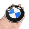 Entrega de una pieza adecuada para el logotipo del automóvil BMW Edición 50 Aniversario, capó del motor, logotipo delantero del automóvil, tapacubos de rueda, logotipo