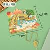 Marcador Metálico Original de Henan Luoyang Destacando el Turismo Estilo Chino Clásico Colección de Regalos Wenchuang Metálicos