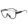 Gafas de Sol de Lente Único Marca B de París, Unisex Transfronterizas Estilo Ins Europeo y Americano Gafas de Sol de Ojo de Gato de Colores