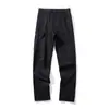 Tecido de alta densidade! Leve e repelente à água! Calça casual longa de perna reta versátil para caminhadas e esportes ao ar livre masculinos na primavera e no verão