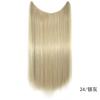 Peruca de comércio exterior europeia e americana linha de pesca feminina cortina de cabelo longo cabelo liso natural sem costura fabricantes de adesivo de cabelo manchar peruca de fibra química