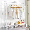 Novo Varal de Chão com Orelhas de Gato Cabide para Quarto de Aluguel Vertical Multifuncional Cabide de Roupas Artefato para Secar Roupa e Colcha na Varanda