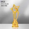 Medalha Troféu de Cristal Fabricação Troféu Criativo Troféu Instituição Escolar Competição de Dança Troféu de Resina Metal Memorial
