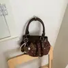 Bolsa Plissada de Bolinhas Nova Outono 2026 Estilo Coreano Suave para o Trabalho Bolsa de Ombro Transversal Bolsa Versátil da Moda