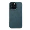 Funda Magnética de Succión Magsafe Invisible Transfronteriza Adecuada para Teléfono Móvil Iphone17 Media Cubierta Textura de Cuero Retro Funda Apple 16Pro