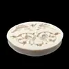 Molde de silicona para fondant, molde de chocolate, planta acuática grande, cabeza de oveja, silicona de alta calidad, sin olor F004