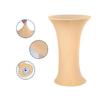 Mantel para Mesa de Restaurante de Moda Transfronterizo Color Sólido Elástico Cubierta para Mesa de Cóctel Base Mesa de Barra Redonda Cobertura Total Fabricante Forma Redonda
