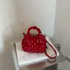 Bolso de Lunares de Alta Gama para Mujer 2026 Nuevo Estilo Temperamento Versátil Bolso de Hombro Único Bolso Cruzado Bolso Cuadrado Pequeño Simple para el Viaje