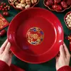 Adereços de Decoração de Casamento Prato de Frutas Casamento Grande Alto Valor Festivo Prato de Doces Prato de Casamento Suprimentos de Casamento Novo Modelo