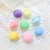 Arcilla Polimérica Suave Comida de Imitación Juego Color Pequeño Macaron Crema Llavero Pendientes Colgante DIY Accesorios de Joyería Hechos a Mano