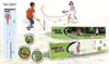 Treinador de Tênis Infantil Transfronteiriço Conjunto de Brinquedos Esportivos ao Ar Livre com Bola de Tênis de Corda Base Fixa de Rebote Automático