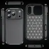 Adecuado para funda de teléfono móvil Apple 17 Ip 17Air Anticaída Patrón de Fibra de Carbono Cubierta Protectora Iphone17Promax Carcasa Blanda