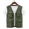 Chaleco casual de trabajo de pesca multi-bolsillos delgado JEEP SPIRIT para hombre chaleco casual para hombre 2209
