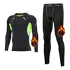 Mallas Deportivas de Terciopelo de Invierno Calientes para Exteriores Correr Entrenamiento Fitness Baloncesto Leggings Elásticos con Empalme para Hombres