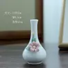 Vaso de Cerâmica Florido Artesanal Presente de Feriado Recipiente para Flores Sala de Estar de Casa Ornamentos Criativos Pequenos Lembranças Atacado