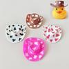 Não. 8 Acessórios de Plástico de Pato Material DIY Chapéu Balanço Cadeira de Balanço Boia Skate Decoração de Brinquedo