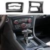 Painel de controle central do ar condicionado capa painel de marchas moldura decorativa kit combinado adequado para 16-21 Dodge New War Horse