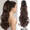 Comercio Exterior Transfronterizo Pelucas Europeas y Americanas Trenzadas, Coletas para Mujer, Cabello Largo Rizado, Extensiones de Coleta con Clip Invisible, Trenzas, Al por Mayor en Stock