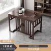 Conjunto de mesa de chá e cadeiras para varanda estilo chinês novo simples conjunto completo escritório sala de estar mesa de chá pequena simples chaleira integrada e mesa de chá