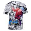 2019 Transfronterizo Japonés Nanatsu No Taizai Siete Pecados Camisetas de Manga Corta con Impresión Digital 3D para Hombres y Mujeres Verano