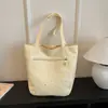 Bolsa de Tecido Brilhante Estrela Estilo Coreano Shuai Mijia para Mulheres, Bolsa de Ombro Tote de Grande Capacidade, Bolsa de Mão Estilo College para o Dia a Dia e Faculdade