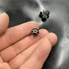 Accesorios DIY 10mm cuentas negras y blancas ágata cuentas redondas ágata dientes de tigre de un vistazo