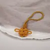 Cuerda de nudo chino de borla de doble color, buena cuerda colgante auspiciosa, gran precio, excelente accesorio de colgante de calabaza de cobre