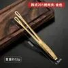 Pinza para barbacoa coreana clip para barbacoa de acero inoxidable 304 pinza para filete Pinza para barbacoa de buffet Pinza para barbacoa Dorada alargada