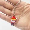LLavero de Papá Noel de tamaño pequeño con dibujos animados, mini llavero periférico navideño de 2,5 cm, accesorios de regalo al por mayor