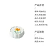 Mingzhishan Zhiyu Cerâmica de Argila Flor de Laranjeira Cantora do Amor Pintada à Mão Acessórios para Cerimônia do Chá Suporte para Tampa Decoração Criativa