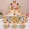 Novos Adornos de Boneca de Caixa Surpresa Desenho Animado Wenchuang Urso Manteiga Caixa de Adivinhação Surpresa Adornos de Presente Feitos à Mão Coleção