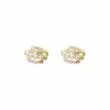 Pendiente de Perla Sentido del Diseño Nicho de Cuentas Brazalete de Oreja de Tres Capas para Mujer Sin Perforaciones en las Orejas Pendientes Lujo Ligero Sentido de Alta Gama de Moda Versátil