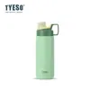 Tyeso Garrafa de Água Esportiva Portátil Grande Capacidade para Exterior Copo Térmico de Aço Inoxidável de Camada Dupla Copo de Beber Direto de Alto Valor