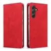 Adecuado para Samsung A17 Funda de Cuero para Teléfono Móvil A16 Funda para Teléfono Móvil A15 Succión Magnética A55 Tarjeta A07 Funda Protectora Retro Flip