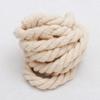 Cuerda de algodón de tres hebras blanqueada blanca de 5 mm a 20 mm, accesorios para equipaje, correa para cortina, cuerda trenzada portátil