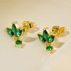 Ganchos para Orejas de Plata de Ley S925 [Venta de Liquidación con Envío Gratis] Pendientes de Diseño Nicho Versátiles de Lujo Ligero con Zirconia y Diamante Rosa al por Mayor para Exportación