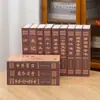 Libros Falsos Estilo Chino, Libros Decorativos, Accesorios para Fotografía, Cajas de Libros para Maquetas, Artículos Decorativos, Adornos de Libros Falsos Clásicos Chinos