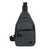 Versátil mochila deportiva nueva para hombre para exteriores, bolsa de hombro y pecho impermeable de gran capacidad, elegante bolso cruzado casual