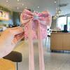 Doce rosa torção arco hairpin menina cocar princesa estilo estrangeiro hairpin diy material sapato flor acessórios