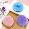 Escova para Lavar Cabelo para Cuidados com o Cabelo, Massageador de Cabeça de Silicone para Adultos, Coçador para Barbearias, Pente de Massagem em Estoque para Adultos para Prevenir a Queda de Cabelo
