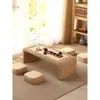Mesa de chá tatami de Rattan, pequena mesa de chá, para peitoril de janela de varanda, mesa de chá simples para bay window, mesa baixa japonesa, mesa kang.